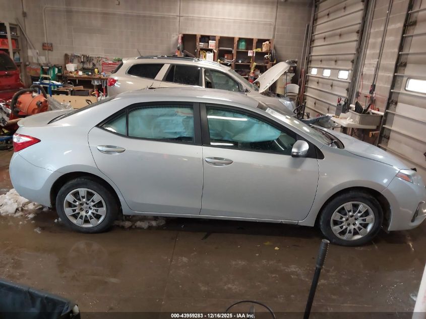 2014 Toyota Corolla S VIN: 2T1BURHE9EC145729 Lot: 43959283