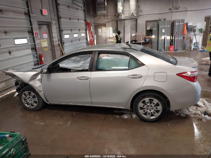 2014 Toyota Corolla S VIN: 2T1BURHE9EC145729 Lot: 43959283