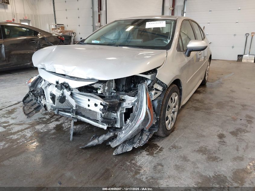 2020 Toyota Corolla Le VIN: JTDEPRAE9LJ095057 Lot: 43959287