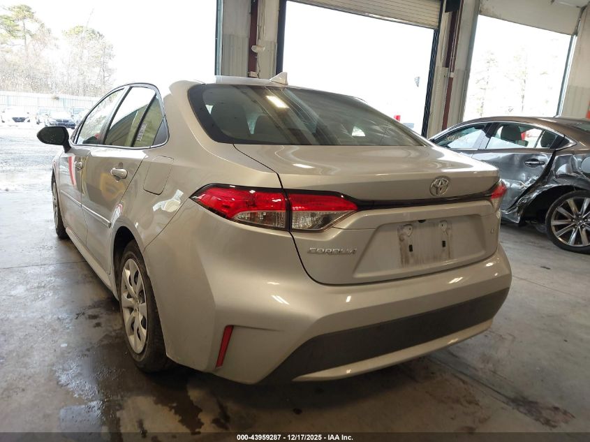 2020 Toyota Corolla Le VIN: JTDEPRAE9LJ095057 Lot: 43959287
