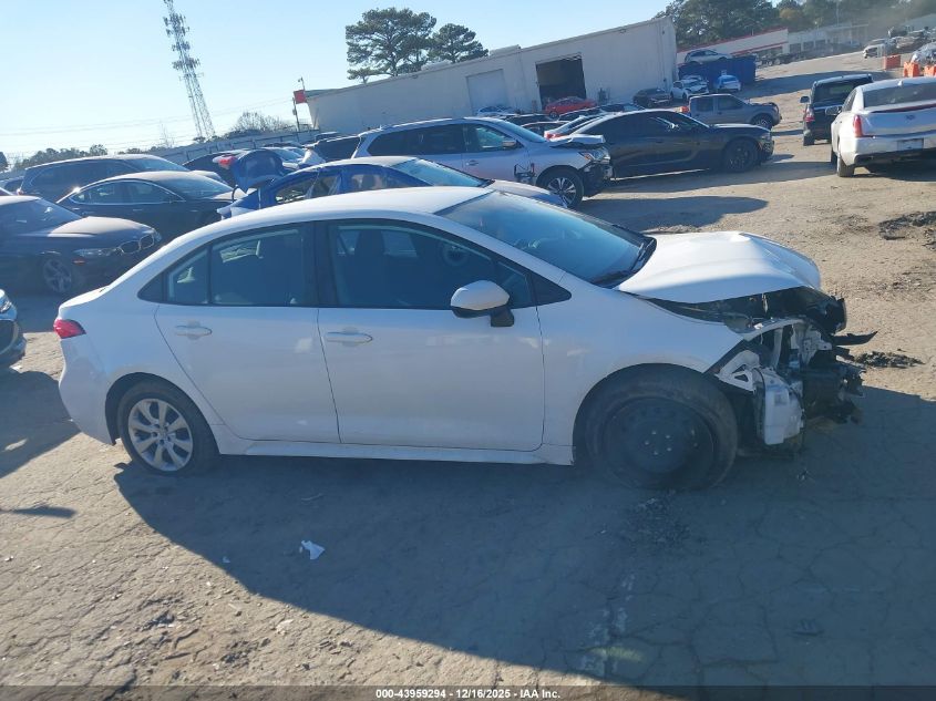 2022 Toyota Corolla Le VIN: 5YFEPMAE0NP343231 Lot: 43959294