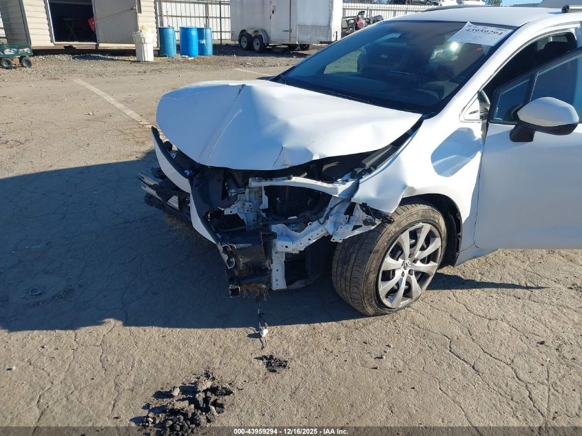 2022 Toyota Corolla Le VIN: 5YFEPMAE0NP343231 Lot: 43959294