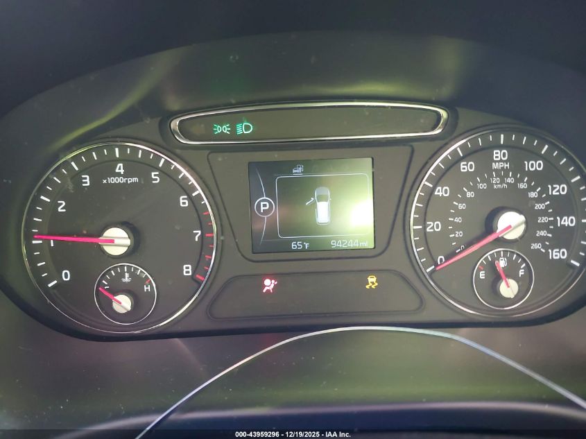 2016 Kia Sorento 2.4L L VIN: 5XYPG4A32GG124835 Lot: 43959296