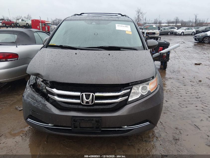 2014 Honda Odyssey Ex-L VIN: 5FNRL5H60EB037689 Lot: 43959301