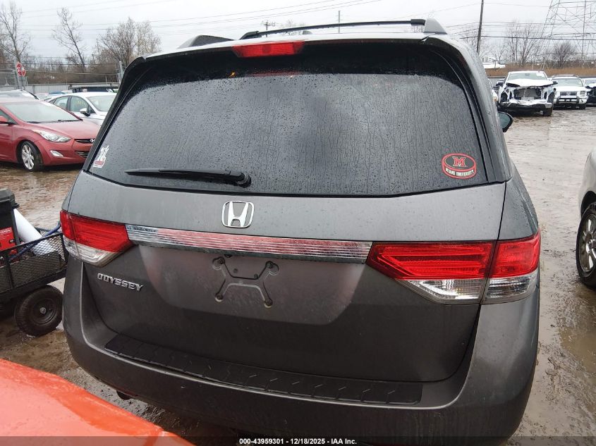 2014 Honda Odyssey Ex-L VIN: 5FNRL5H60EB037689 Lot: 43959301