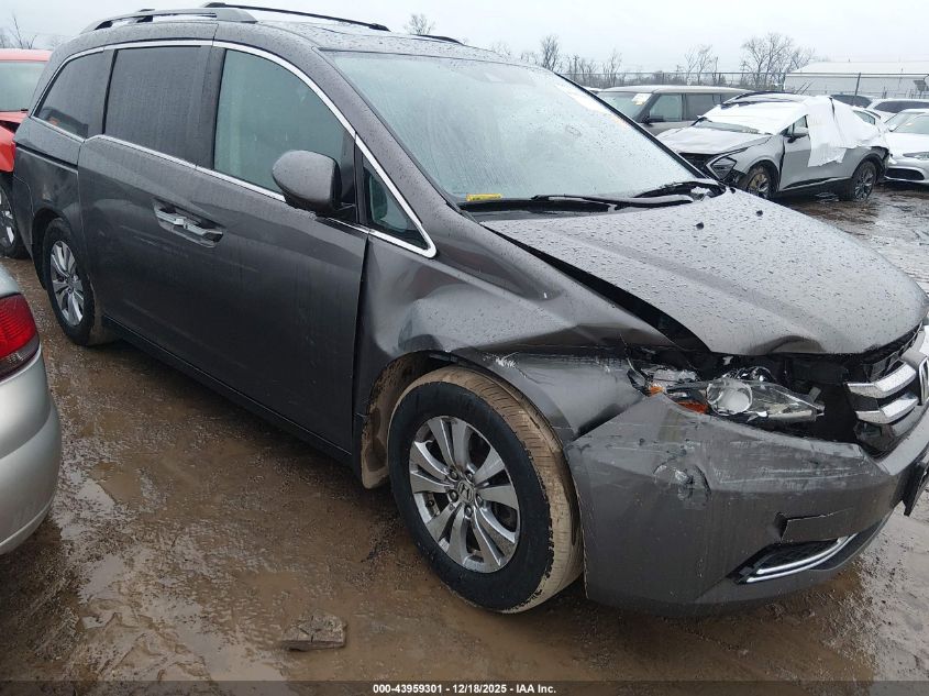 2014 Honda Odyssey Ex-L VIN: 5FNRL5H60EB037689 Lot: 43959301