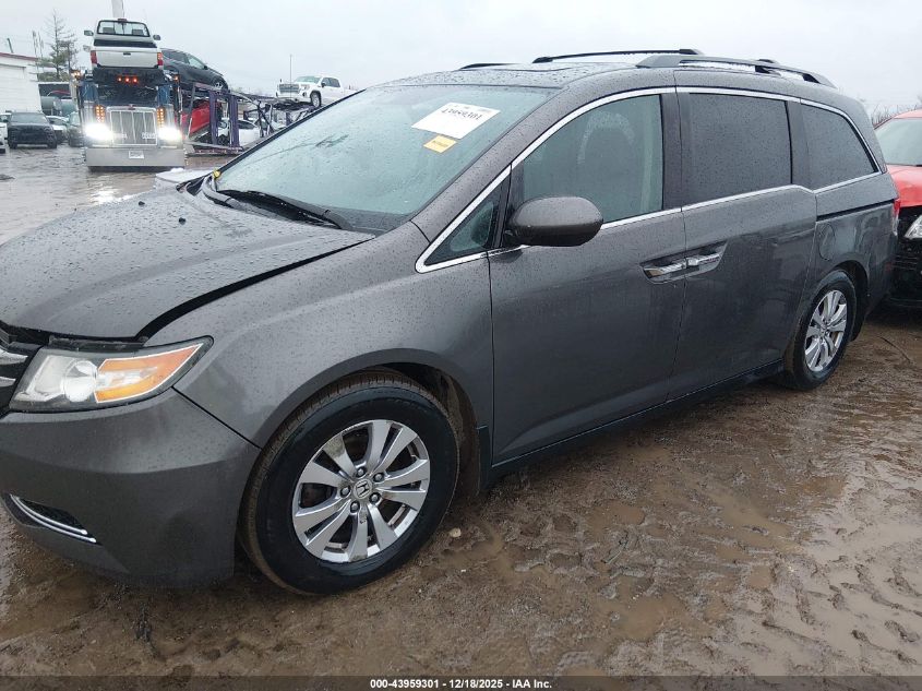 2014 Honda Odyssey Ex-L VIN: 5FNRL5H60EB037689 Lot: 43959301