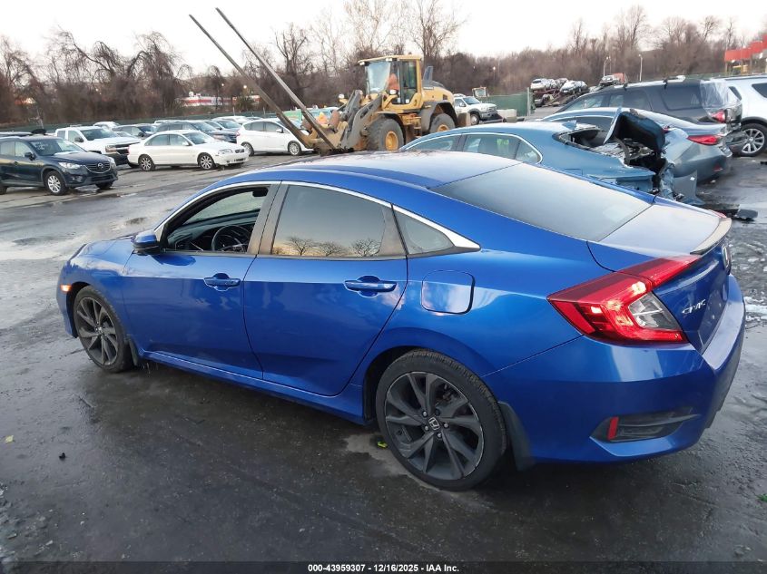 2019 Honda Civic Sport VIN: 19XFC2F89KE012152 Lot: 43959307