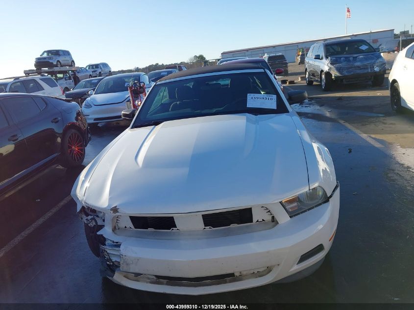 2012 Ford Mustang V6 VIN: 1ZVBP8EM3C5208036 Lot: 43959310