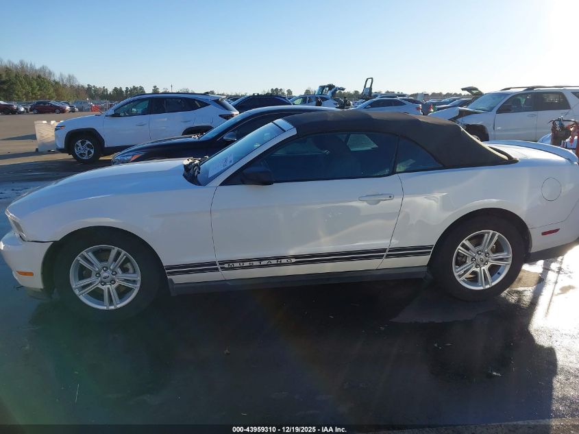 2012 Ford Mustang V6 VIN: 1ZVBP8EM3C5208036 Lot: 43959310