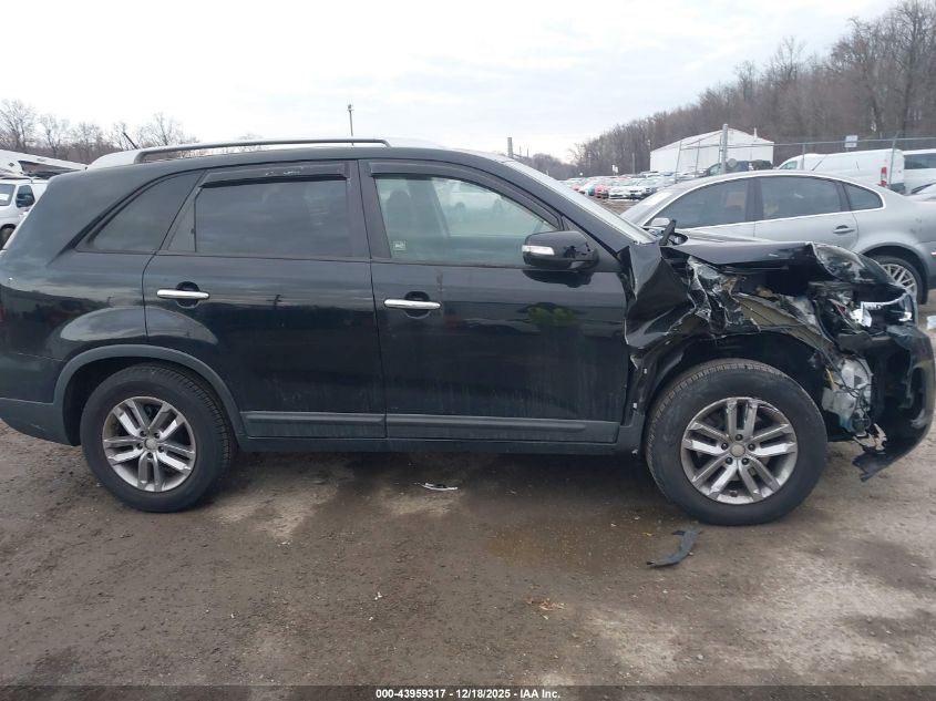 2014 Kia Sorento Lx VIN: 5XYKT4A67EG435433 Lot: 43959317