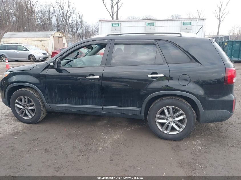 2014 Kia Sorento Lx VIN: 5XYKT4A67EG435433 Lot: 43959317