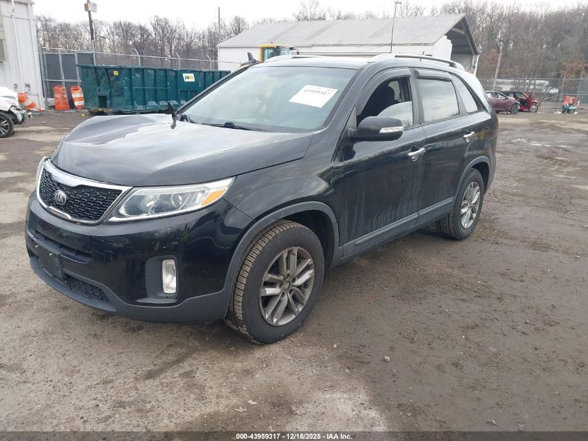 2014 Kia Sorento Lx VIN: 5XYKT4A67EG435433 Lot: 43959317