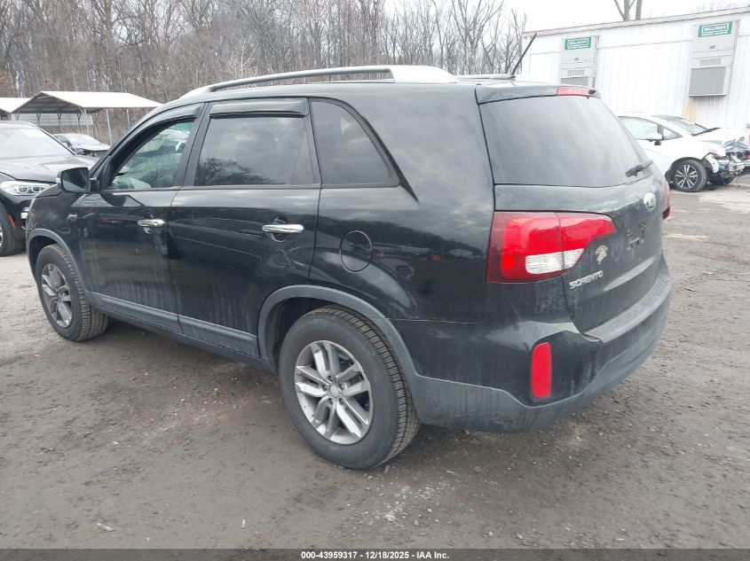 2014 Kia Sorento Lx VIN: 5XYKT4A67EG435433 Lot: 43959317