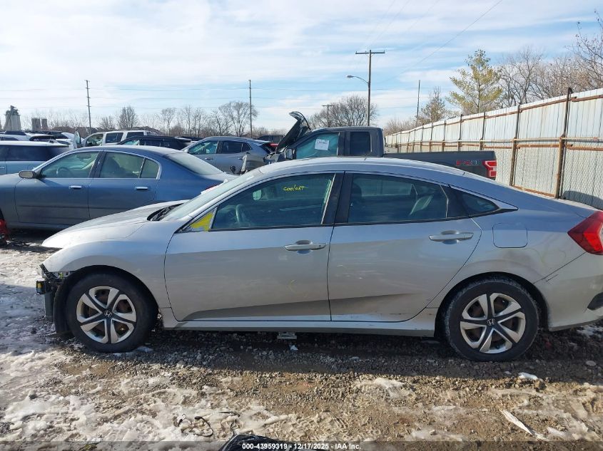 2016 Honda Civic Lx VIN: 19XFC2F56GE045378 Lot: 43959319