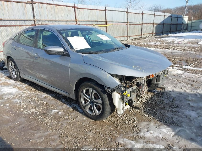 2016 Honda Civic Lx VIN: 19XFC2F56GE045378 Lot: 43959319