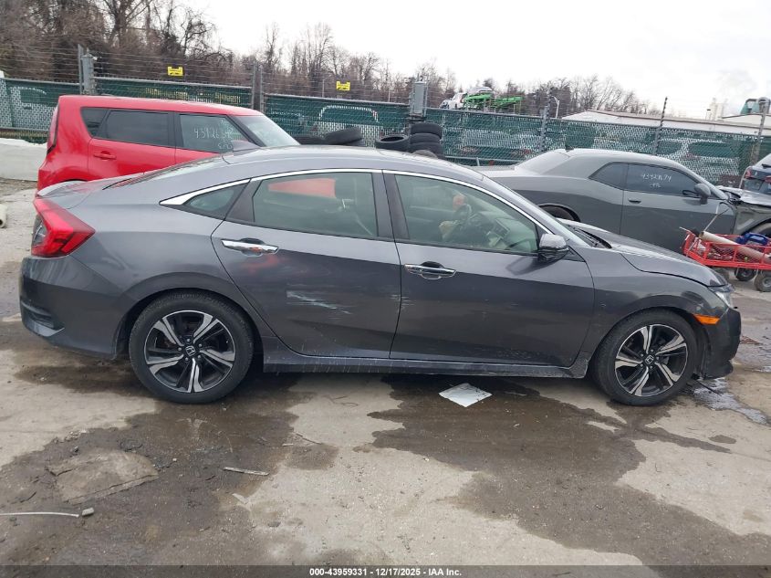 2018 Honda Civic Touring VIN: JHMFC1F95JX031197 Lot: 43959331