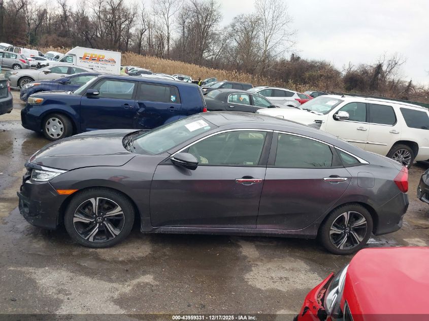 2018 Honda Civic Touring VIN: JHMFC1F95JX031197 Lot: 43959331