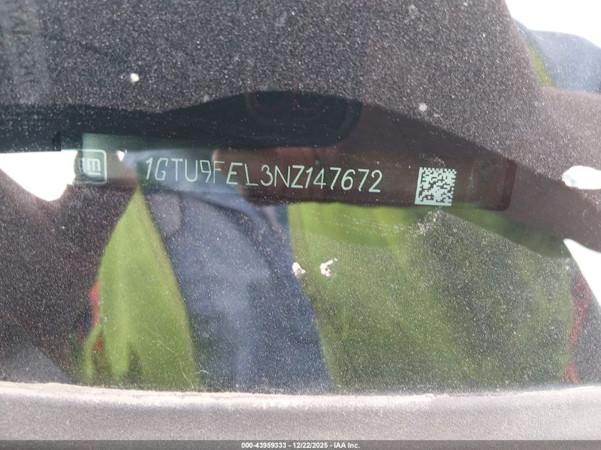 2022 GMC Sierra 1500 Limited 4Wd Short Box Denali VIN: 1GTU9FEL3NZ147672 Lot: 43959333