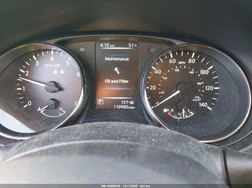 2017 Nissan Rogue S VIN: JN8AT2MT9HW392579 Lot: 43959340