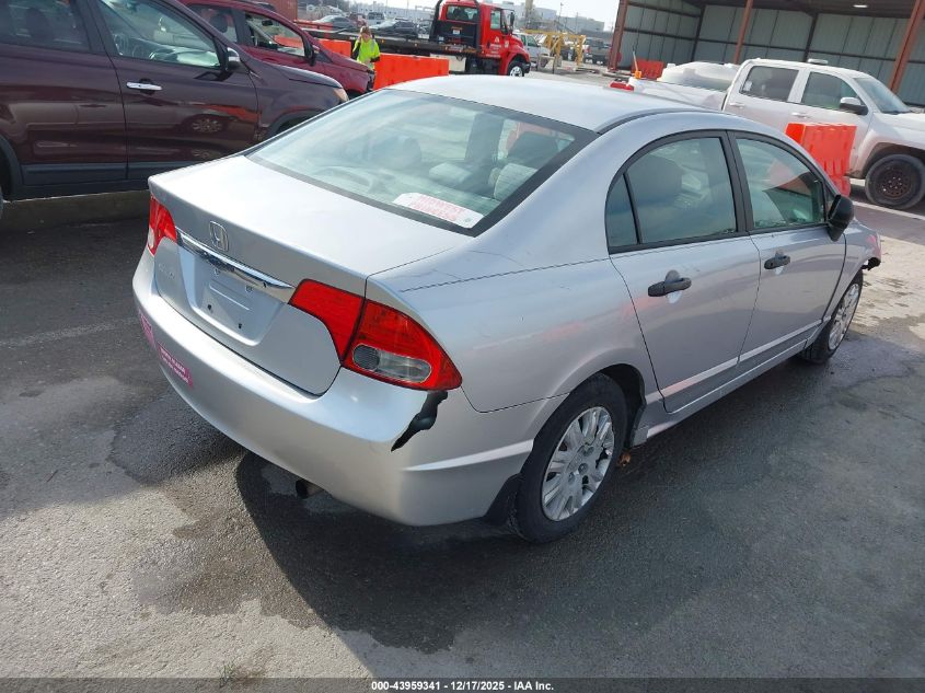2009 Honda Civic Vp VIN: 2HGFA16329H337892 Lot: 43959341