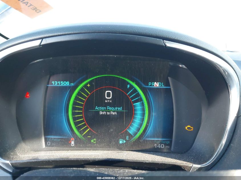 2016 Chevrolet Volt Premier VIN: 1G1RD6S54GU123321 Lot: 43959362