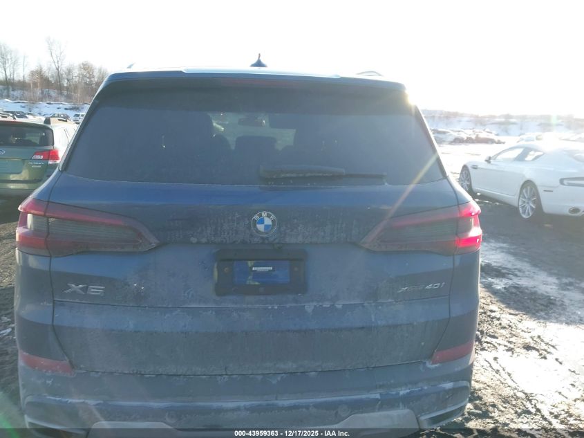 2022 BMW X5 xDrive40I VIN: 5UXCR6C09N9N26744 Lot: 43959363