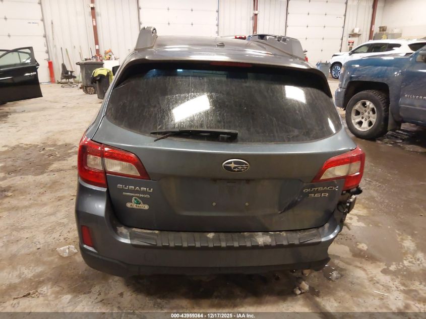 2015 Subaru Outback 3.6R Limited VIN: 4S4BSENC2F3270742 Lot: 43959364