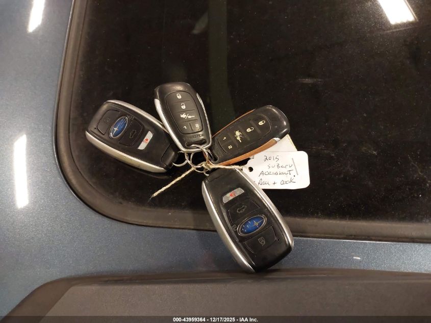 2015 Subaru Outback 3.6R Limited VIN: 4S4BSENC2F3270742 Lot: 43959364