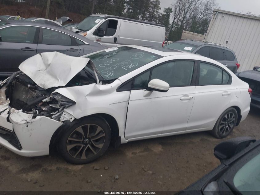 2015 Honda Civic Ex VIN: 19XFB2F80FE082387 Lot: 43959376