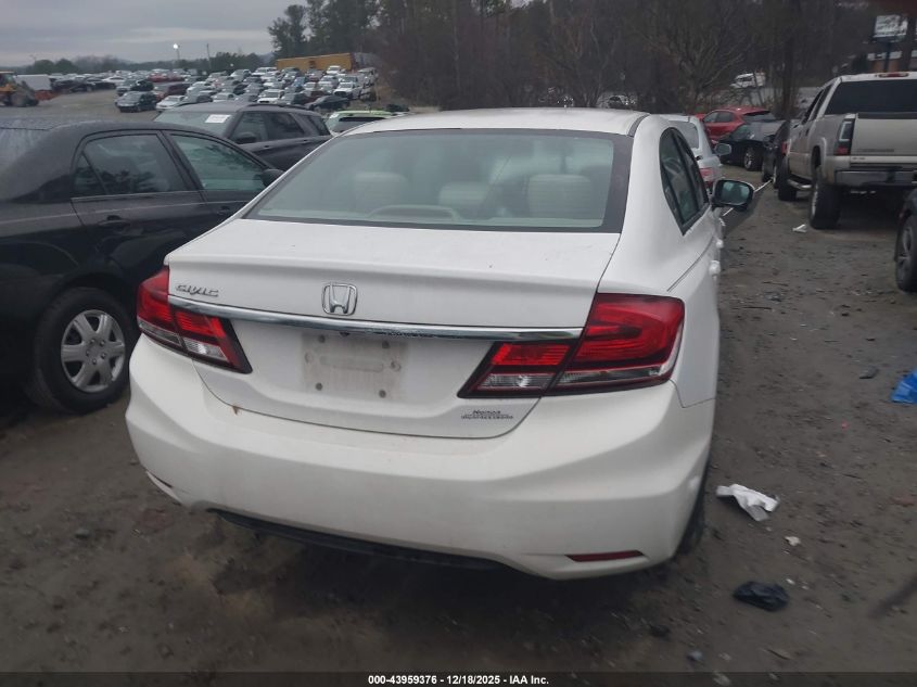 2015 Honda Civic Ex VIN: 19XFB2F80FE082387 Lot: 43959376