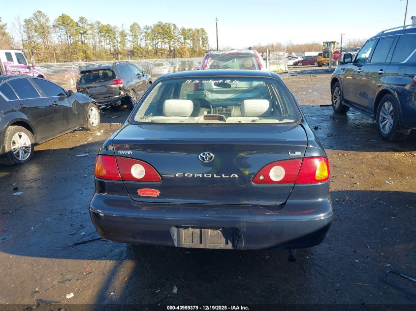 2002 Toyota Corolla Le VIN: 2T1BR12E32C577479 Lot: 43959379