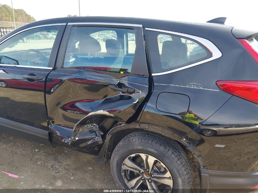 2018 Honda Cr-V Lx VIN: 2HKRW5H3XJH410620 Lot: 43959381