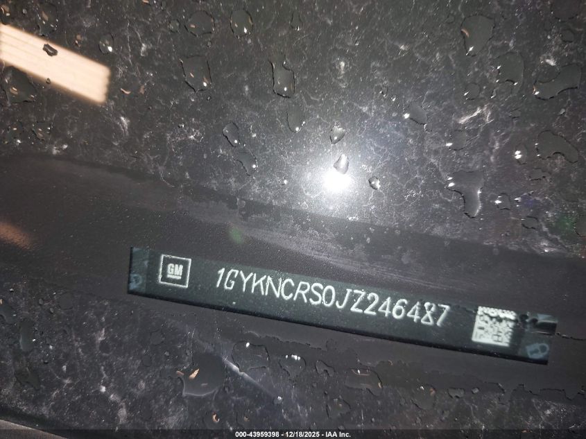 2018 Cadillac Xt5 Luxury VIN: 1GYKNCRS0JZ246487 Lot: 43959398