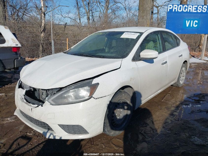 2017 Nissan Sentra S VIN: 3N1AB7AP5HY310636 Lot: 43959407