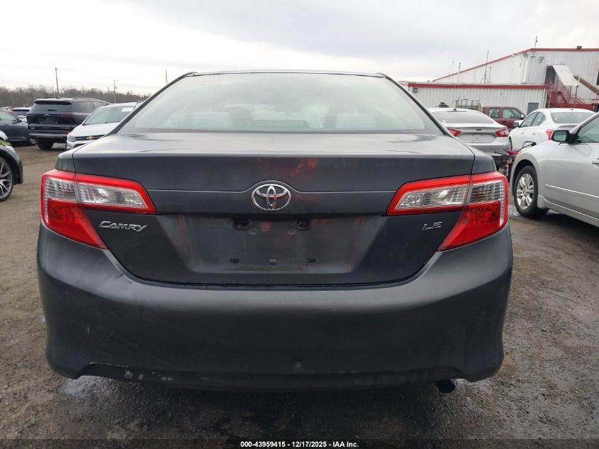 2012 Toyota Camry Le VIN: 4T1BF1FK8CU052054 Lot: 43959415