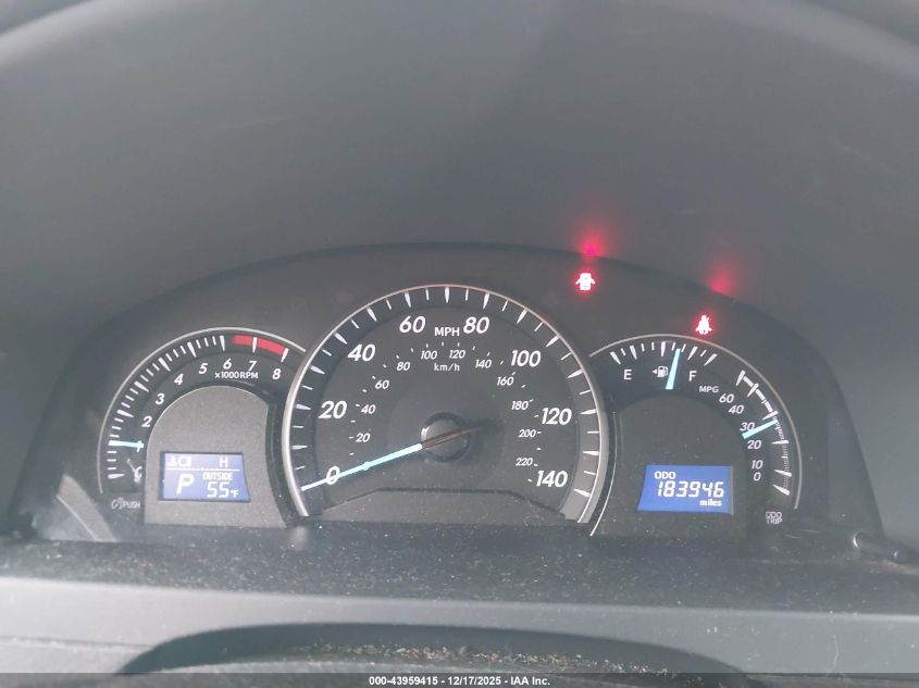 2012 Toyota Camry Le VIN: 4T1BF1FK8CU052054 Lot: 43959415