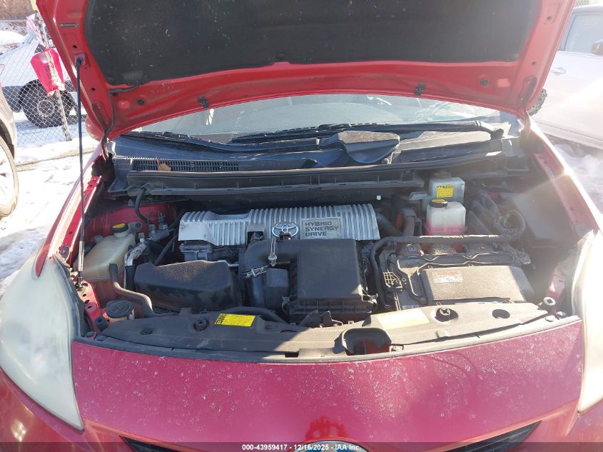 2012 Toyota Prius Two VIN: JTDKN3DU5C1481242 Lot: 43959417