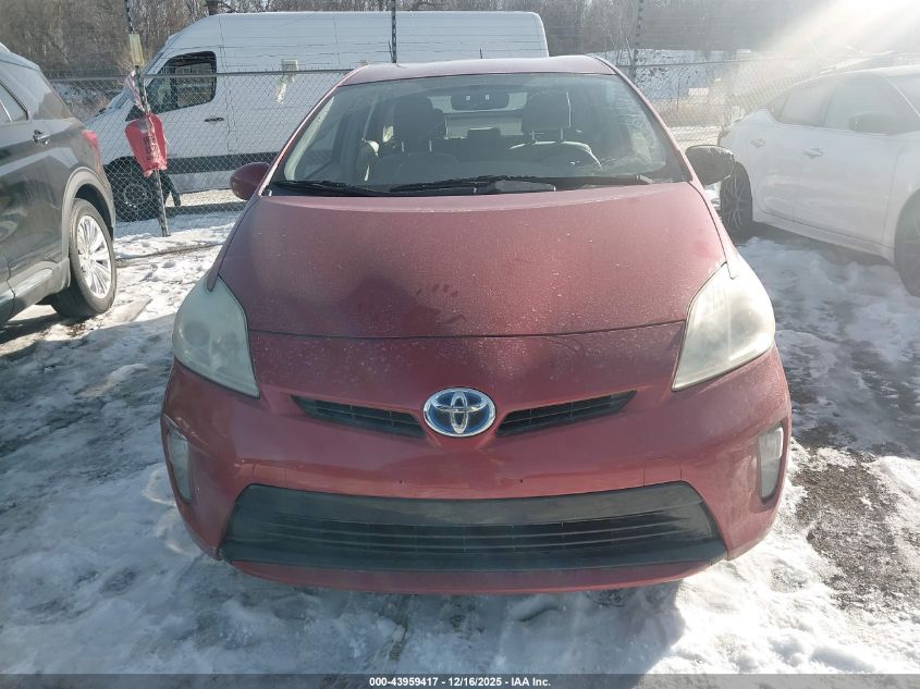 2012 Toyota Prius Two VIN: JTDKN3DU5C1481242 Lot: 43959417