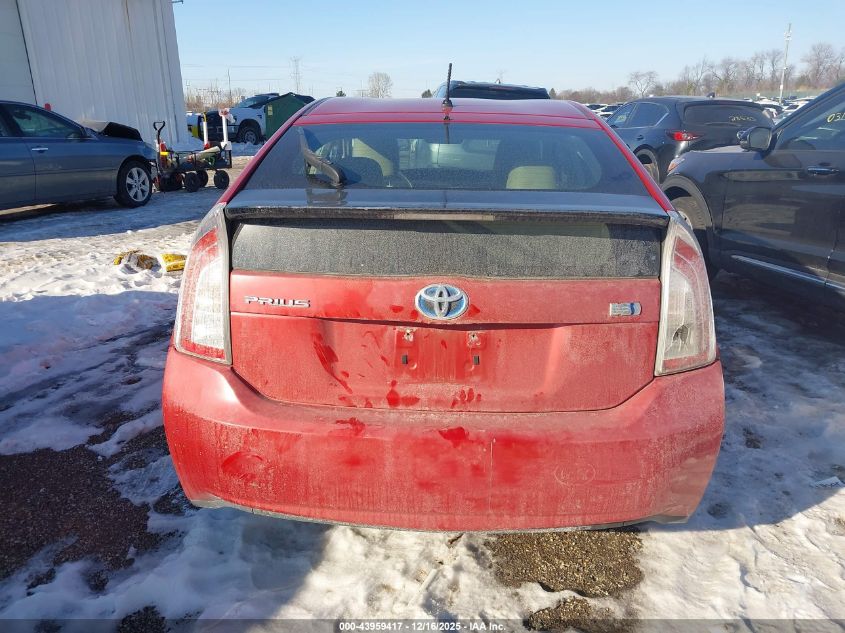 2012 Toyota Prius Two VIN: JTDKN3DU5C1481242 Lot: 43959417