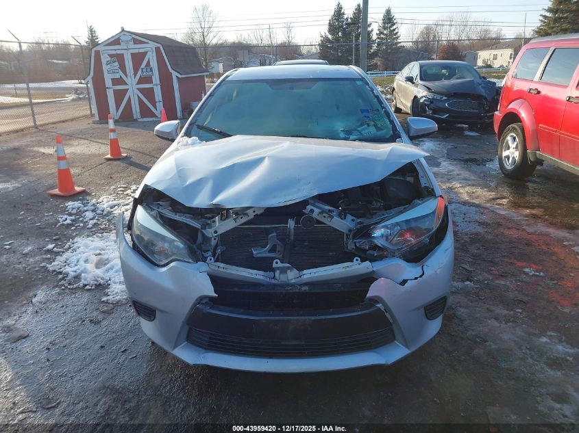 2016 Toyota Corolla Le VIN: 5YFBURHE7GP521329 Lot: 43959420