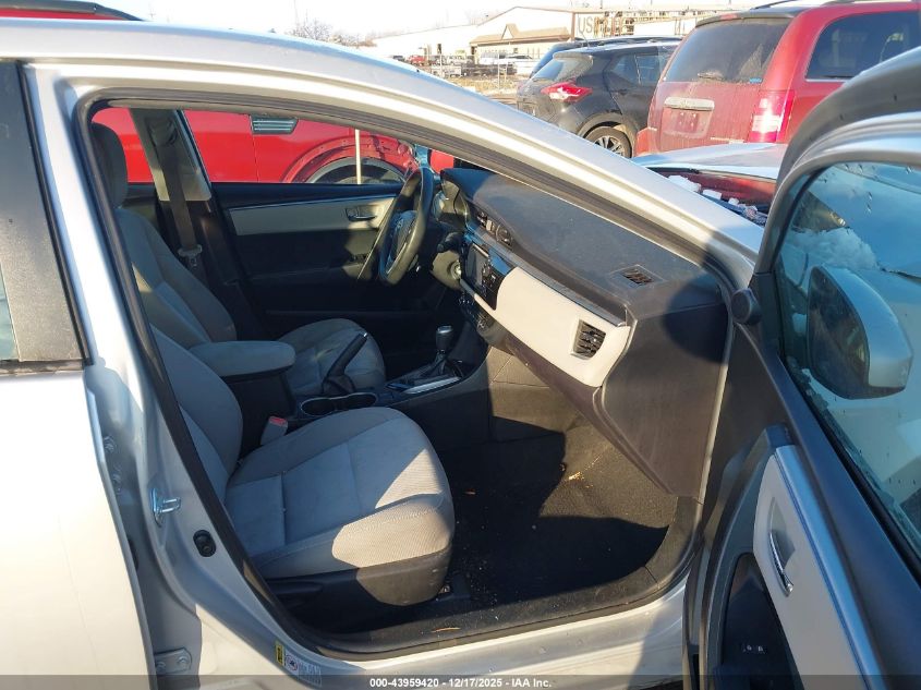 2016 Toyota Corolla Le VIN: 5YFBURHE7GP521329 Lot: 43959420