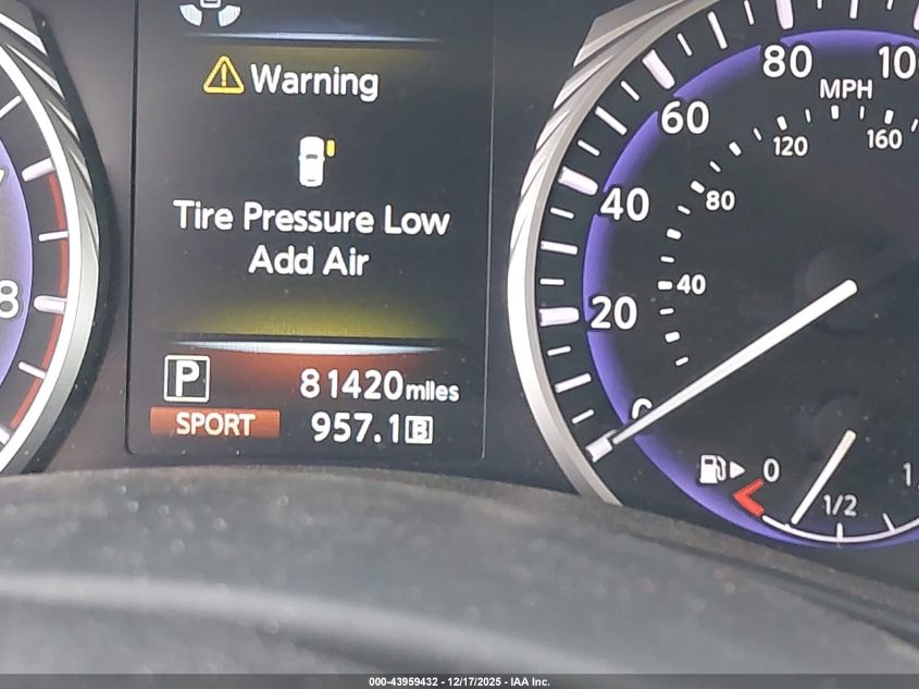 2017 Infiniti Q50 3.0T Premium VIN: JN1EV7AR7HM836456 Lot: 43959432