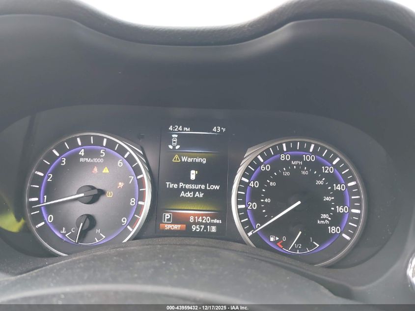 2017 Infiniti Q50 3.0T Premium VIN: JN1EV7AR7HM836456 Lot: 43959432