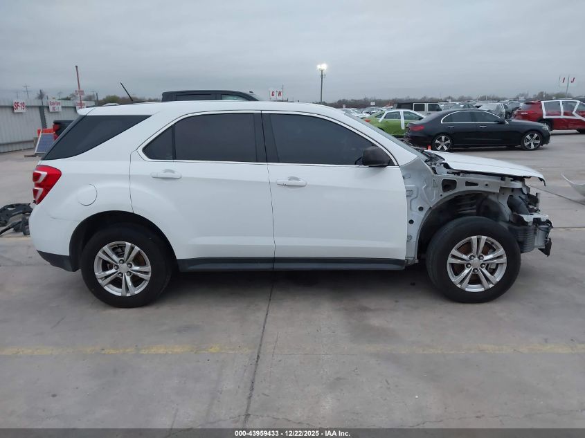 2016 Chevrolet Equinox Ls VIN: 2GNALBEK6G6264057 Lot: 43959433