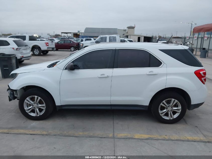 2016 Chevrolet Equinox Ls VIN: 2GNALBEK6G6264057 Lot: 43959433