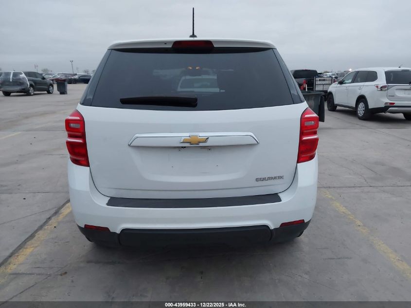 2016 Chevrolet Equinox Ls VIN: 2GNALBEK6G6264057 Lot: 43959433