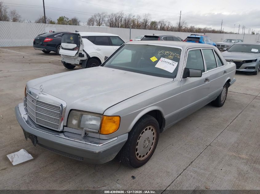 1987 Mercedes-Benz 420 Sel VIN: WDBCA35D6HA312870 Lot: 43959456