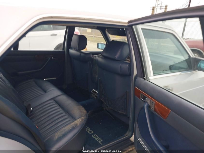 1987 Mercedes-Benz 420 Sel VIN: WDBCA35D6HA312870 Lot: 43959456