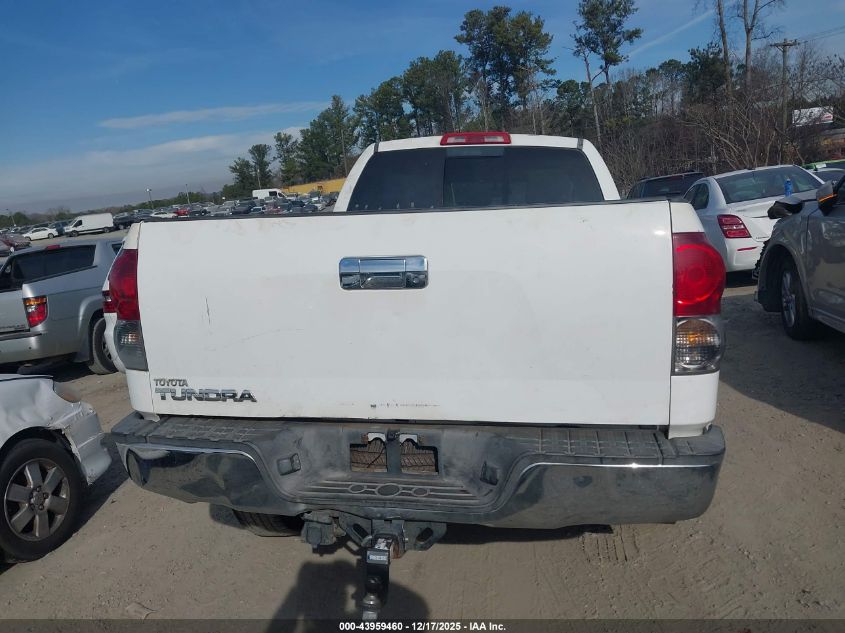 2007 Toyota Tundra Sr5 V8 VIN: 5TFRV54137X010466 Lot: 43959460